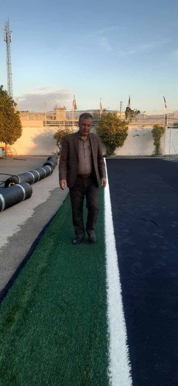 نصب زمین چمن آموزشگاه دهخدا آبان ماه ۱۴۰۳